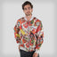 Men's Looney Tunes Vintage Mash Print Jacket - FINAL SALE Men's Jackets Members Only SILVER X-Small 