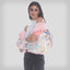Women's Faux Rabbit Fur Reversible Bomber Looney Tunes Satin Mashup Print Lining Jacket - FINAL SALE Womens Jacket Members Only Pink SMALL 