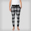Men's Flannel Jogger Lounge Pants - Black/White Men's Sleep Pant Members Only BLACK/WHITE SMALL 