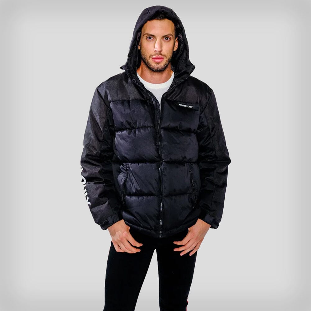Men's MO Puffer Jacket Men's Jackets Members Only Black Small 