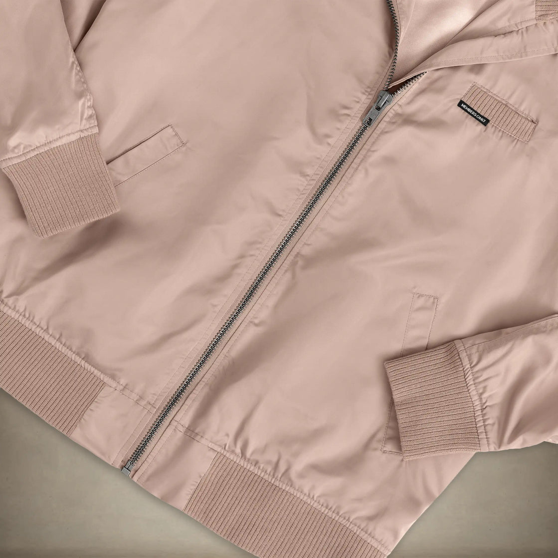 Women's Satin Bomber Jacket | Members Only