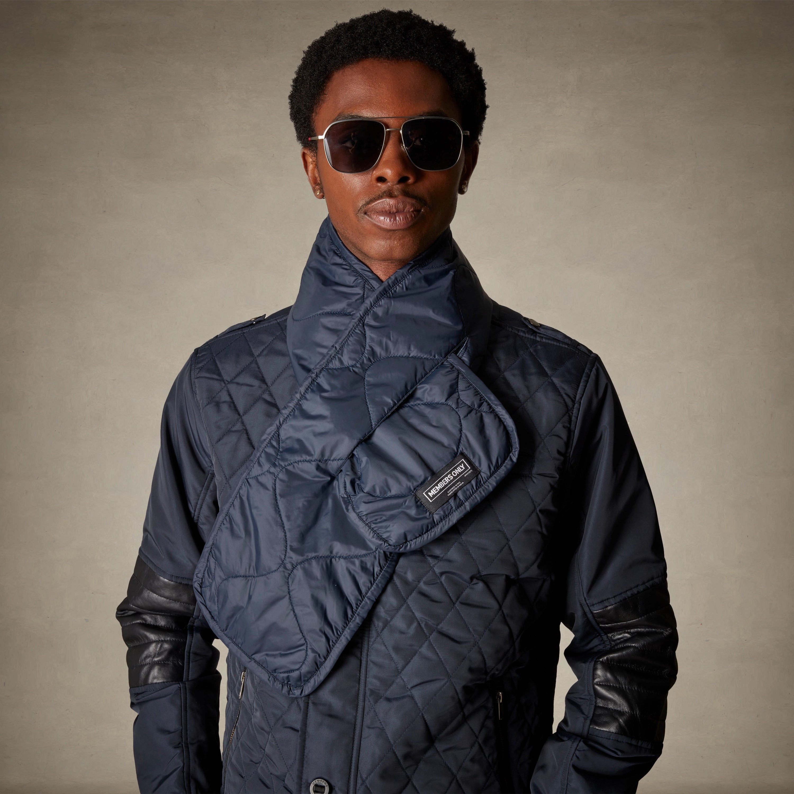 Members Only Quilted Scarf Members Only® INK 