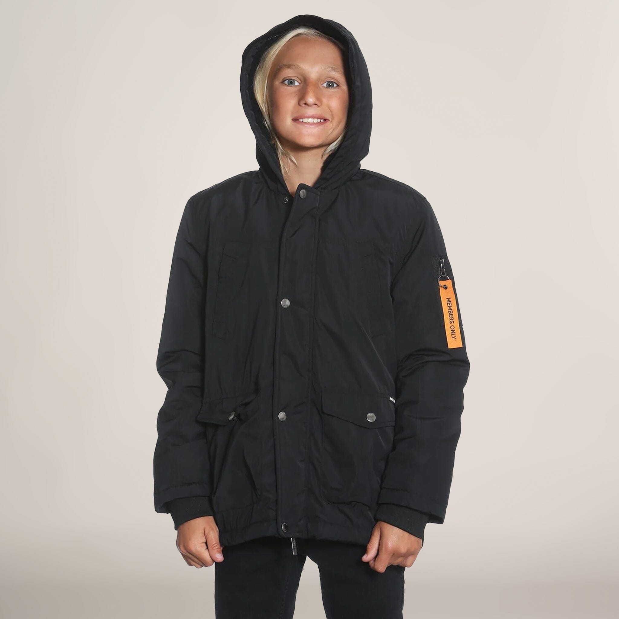 Boy's Satin Mid Weight Anorak Jacket - FINAL SALE Anorak Members Only 