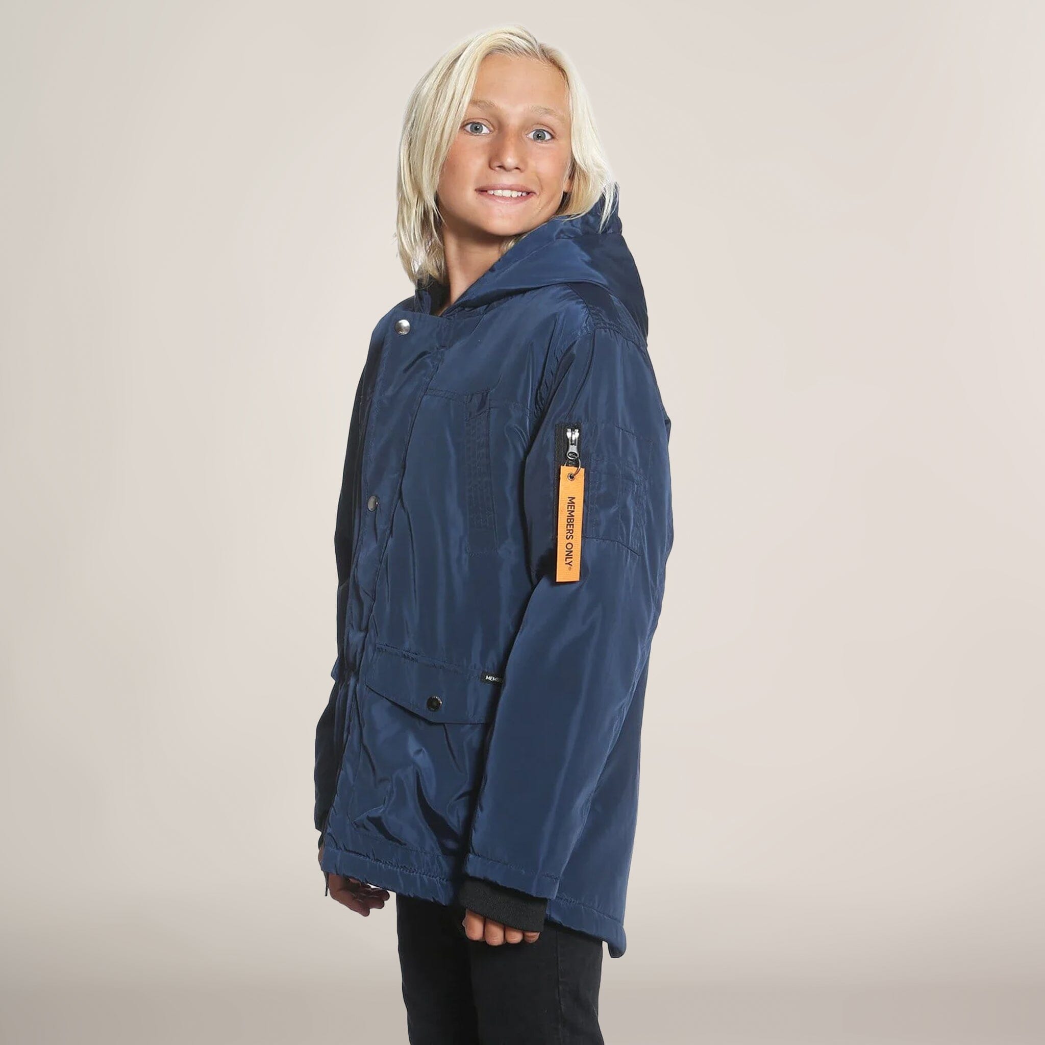 Boy's Satin Mid Weight Anorak Jacket - FINAL SALE Anorak Members Only 