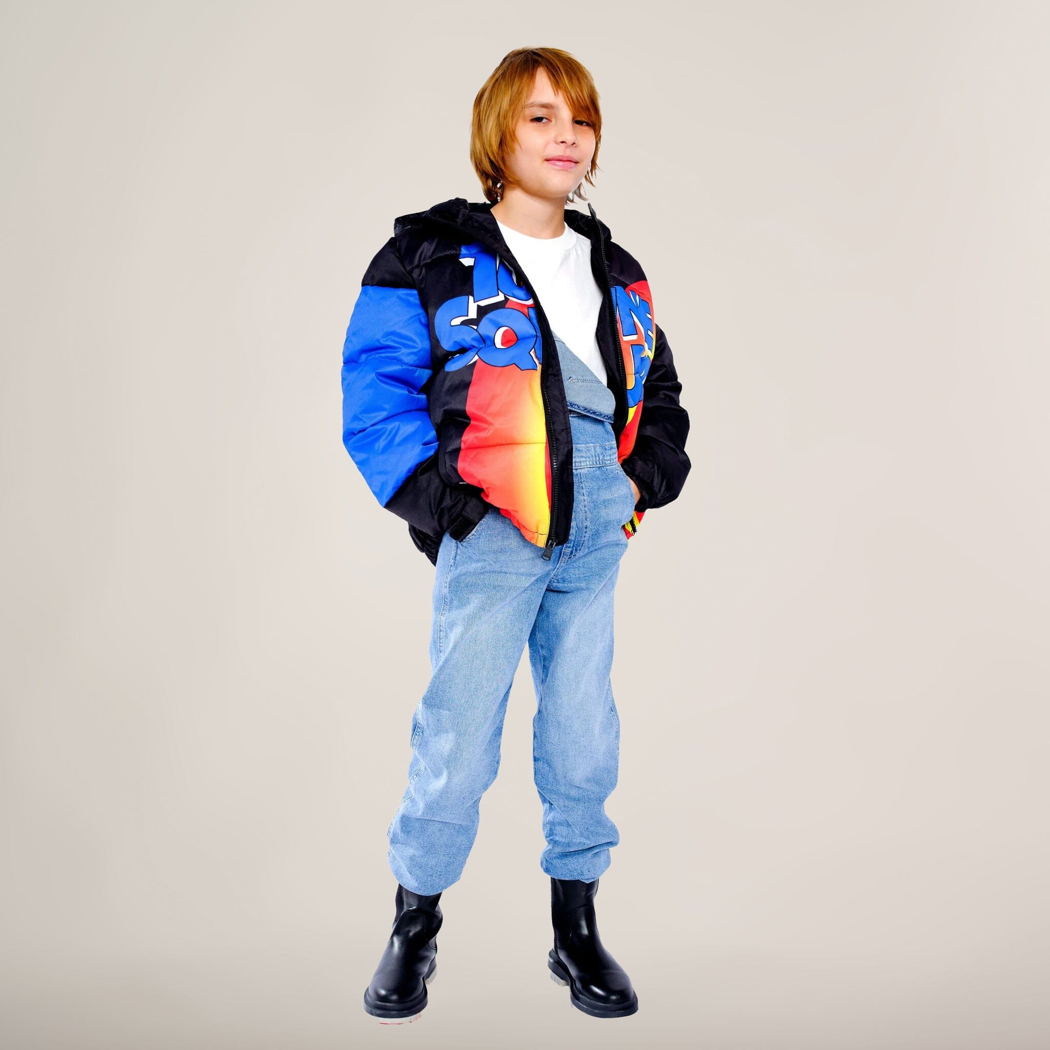 New Blue Puffer Jacket for Boy's