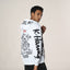 Men's Keith Haring X Members Only Windbreaker Jacket - White Unisex Members Only Official 