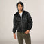 Men's Flight Satin Twill Hooded Jacket Bomber Jacket Members Only Official 